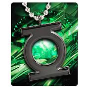 Green Lantern Black Emblem Pendant Necklace